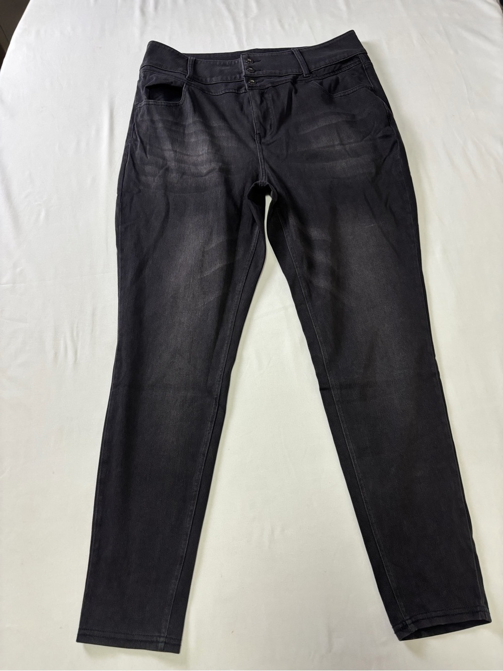 HALARA Charcoal Gray High-Rise Skinny Pants